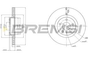 BREMS CD8329V - DISCHI FRENO - BRAKE DISCS