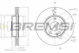 BREMS CD8334V - DISCHI FRENO - BRAKE DISCS