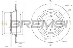 BREMS CD8338S - DISCHI FRENO - BRAKE DISCS