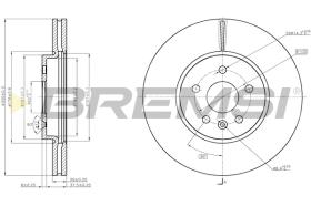 BREMS CD8385V - DISCHI FRENO - BRAKE DISCS