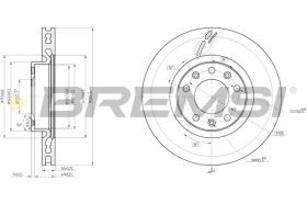 BREMS CD8405V - DISCHI FRENO - BRAKE DISCS