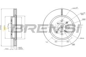 BREMS CD8410V - DISCHI FRENO - BRAKE DISCS