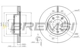 BREMS CD8413V - DISCHI FRENO - BRAKE DISCS