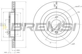 BREMS CD8433V - DISCHI FRENO - BRAKE DISCS