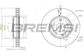 BREMS CD8460V - DISCHI FRENO - BRAKE DISCS