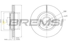 BREMS CD8461V - DISCHI FRENO - BRAKE DISCS