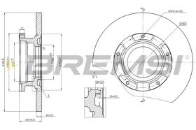 BREMS CD8471S - DISCHI FRENO - BRAKE DISCS