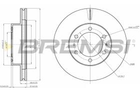 BREMS CD8475V - DISCHI FRENO - BRAKE DISCS