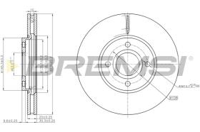 BREMS CD8478V - DISCHI FRENO - BRAKE DISCS