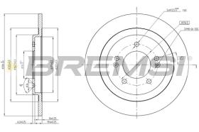 BREMS CD8482S - DISCHI FRENO - BRAKE DISCS