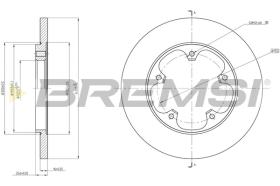 BREMS CD8484S - DISCHI FRENO - BRAKE DISCS