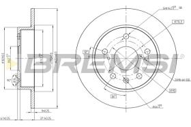 BREMS CD8493S - DISCHI FRENO - BRAKE DISCS