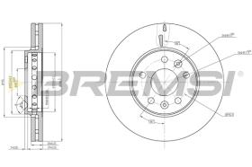 BREMS CD8507V - DISCHI FRENO - BRAKE DISCS