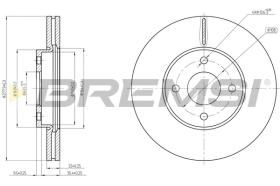 BREMS CD8548V - DISCHI FRENO - BRAKE DISCS