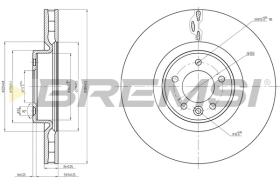 BREMS CD8601V - DISCHI FRENO - BRAKE DISCS