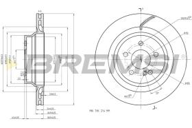 BREMS CD8611V - DISCHI FRENO - BRAKE DISCS