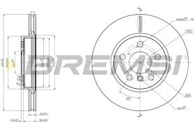 BREMS CD8613V - DISCHI FRENO - BRAKE DISCS