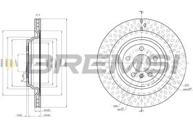 BREMS CD8630V - DISCHI FRENO - BRAKE DISCS