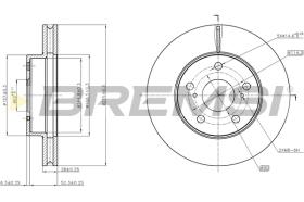 BREMS CD8634V - DISCHI FRENO - BRAKE DISCS