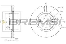 BREMS CD8680V - DISCHI FRENO - BRAKE DISCS