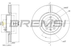 BREMS CD8693V - DISCHI FRENO - BRAKE DISCS