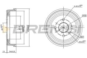 BREMS CR5137 - TAMBURI FRENO - BRAKE DRUMS