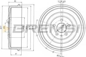 BREMS CR5262 - TAMBURI FRENO - BRAKE DRUMS