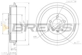 BREMS CR5500 - TAMBURI FRENO - BRAKE DRUMS