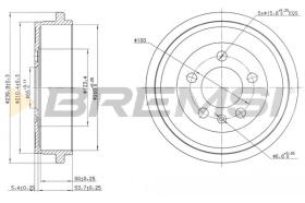 BREMS CR5594 - TAMBURI FRENO - BRAKE DRUMS