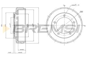 BREMS CR5647 - TAMBURI FRENO - BRAKE DRUMS