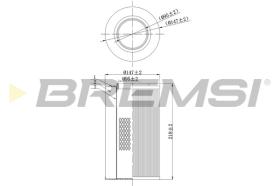 BREMS FA0116 - FILTRI ARIA - AIR FILTER