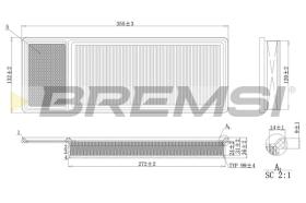 BREMS FA0202 - FILTRI ARIA - AIR FILTER