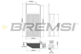 BREMS FA0206 - FILTRI ARIA - AIR FILTER