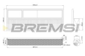 BREMS FA0217 - FILTRI ARIA - AIR FILTER