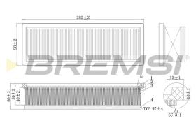 BREMS FA0220 - FILTRI ARIA - AIR FILTER