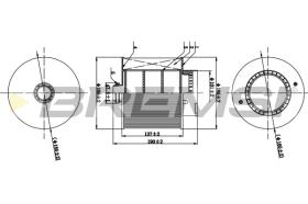 BREMS FA0529 - FILTRI ARIA - AIR FILTER