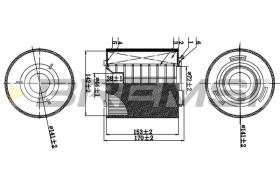 BREMS FA0538 - FILTRI ARIA - AIR FILTER