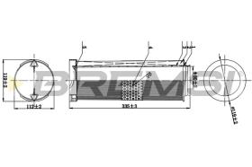 BREMS FA0541 - FILTRI ARIA - AIR FILTER