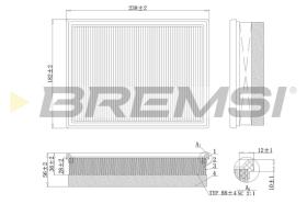 BREMS FA0557 - FILTRI ARIA - AIR FILTER