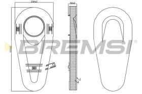 BREMS FA0566 - FILTRI ARIA - AIR FILTER