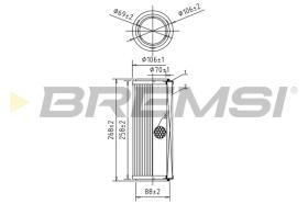 BREMS FA0583 - FILTRI ARIA - AIR FILTER