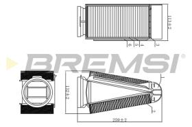 BREMS FA0589 - FILTRI ARIA - AIR FILTER