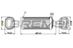 BREMS FA0591 - FILTRI ARIA - AIR FILTER