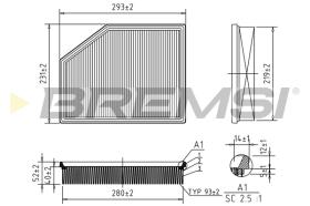 BREMS FA0626 - FILTRI ARIA - AIR FILTER