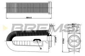 BREMS FA0631 - FILTRI ARIA - AIR FILTER