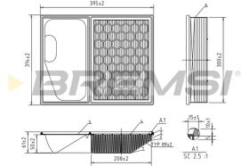 BREMS FA0641 - FILTRI ARIA - AIR FILTER