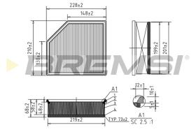 BREMS FA1035 - FILTRI ARIA - AIR FILTER