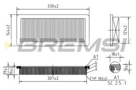 BREMS FA1037 - FILTRI ARIA - AIR FILTER