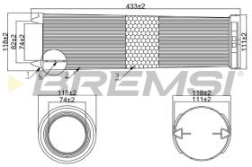 BREMS FA1055 - FILTRI ARIA - AIR FILTER