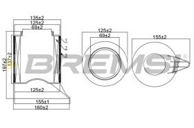 BREMS FA1061 - FILTRI ARIA - AIR FILTER